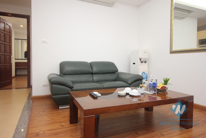 High floor one bedrooms apartment for rent in Hai Ba Trung, Hanoi
